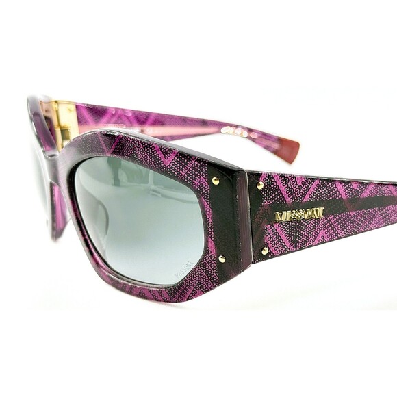 Missoni MIS0001S Womens Plastic Sunglass 0EM590 Plum Sparkle 56-23 Italy main image 5